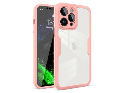 62904 techsuit colorverse 360 series 360 kryt ochranne sklo na iphone 12 pro ruzovy