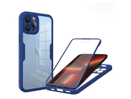 62832 techsuit colorverse 360 series 360 kryt ochranne sklo na iphone 13 pro modry