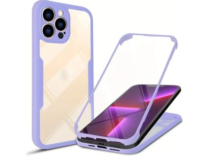 62844 techsuit colorverse 360 series 360 kryt ochranne sklo na iphone 13 pro max fialovy