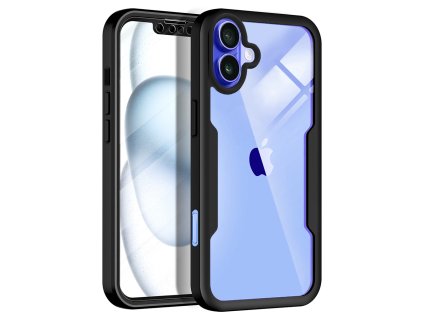 60402 techsuit colorverse 360 series 360 kryt ochranne sklo na iphone 16 cierny