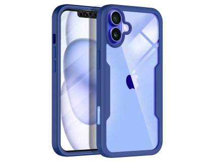 60408 techsuit colorverse 360 series 360 kryt ochranne sklo na iphone 16 modry
