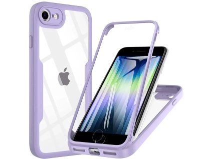 61401 techsuit colorverse 360 series 360 kryt ochranne sklo na iphone 7 8 se 2020 2022 fialovy