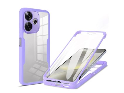 74994 techsuit colorverse 360 series screen protector 360 obal so sklom pre xiaomi poco f6 fialove