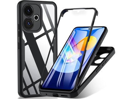74949 techsuit colorverse 360 series screen protector 360 obal so sklom pre xiaomi redmi 13 poco m6 4g cierne