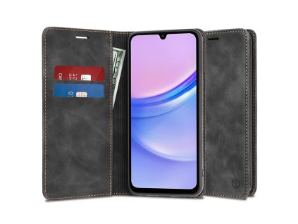 71781 techsuit confy cover puzdro na samsung galaxy a15 4g a15 5g cierny
