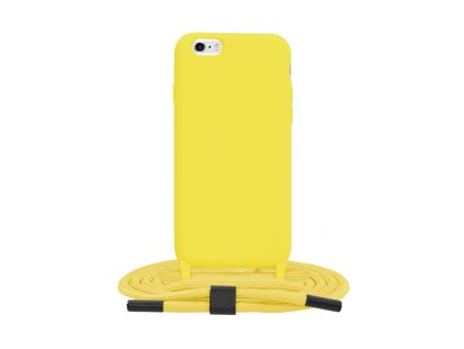 62070 techsuit crossbody lanyard puzdro na iphone 6 iphone 6s zlty