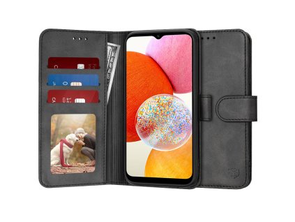 71736 techsuit diary book puzdro na samsung galaxy a14 4g a14 5g cierny