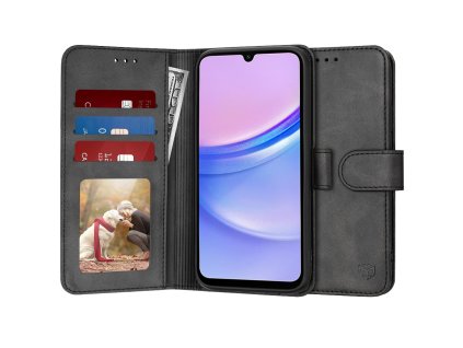 71733 techsuit diary book puzdro na samsung galaxy a15 4g a15 5g cierny