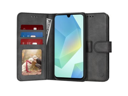 71973 techsuit diary book puzdro na samsung galaxy a16 4g a16 5g cierny
