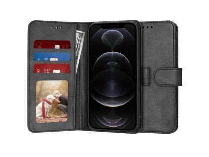 63636 techsuit diary book puzdro na iphone 12 pro cierny