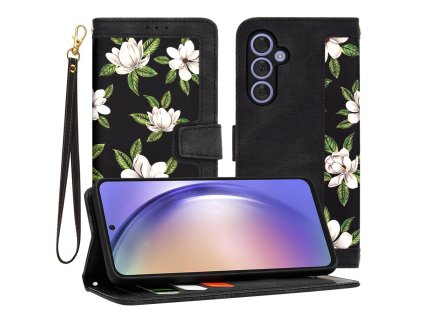 71892 techsuit flipcraft puzdro na samsung galaxy a54 flowers of the dawn