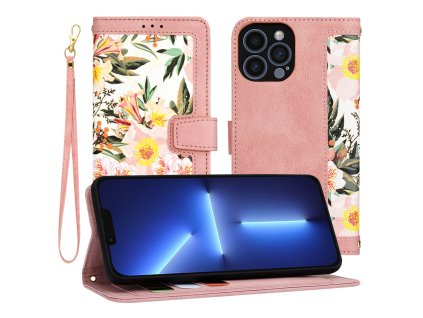 63912 techsuit flipcraft puzdro na iphone 13 pro max nezna ruzova