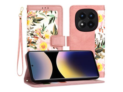 75528 techsuit flipcraft puzdro pre xiaomi redmi note 14 pro 4g poco f7 sladka ruzova