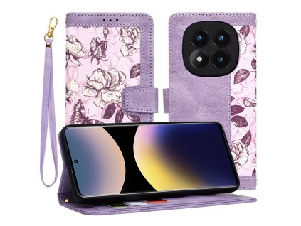 75504 techsuit flipcraft puzdro pre xiaomi redmi note 14 pro 5g tajomna fialova