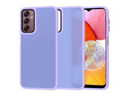 69165 techsuit halofrost series puzdro na samsung galaxy a14 4g a14 5g svetlofialovy