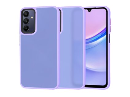69219 techsuit halofrost series puzdro na samsung galaxy a15 4g a15 5g svetlofialovy