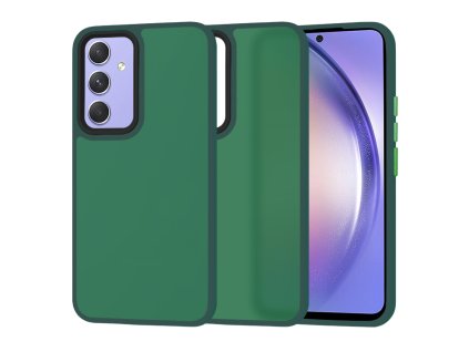 69138 techsuit halofrost series puzdro na samsung galaxy a54 tmavozeleny