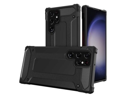 66300 techsuit hybrid armor puzdro na samsung galaxy s23 ultra cierny