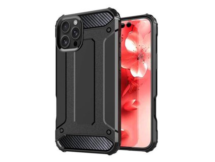 63441 techsuit hybrid armor kryt na iphone 16 pro cierny