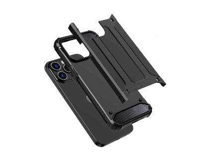 63441 techsuit hybrid armor kryt na iphone 16 pro cierny