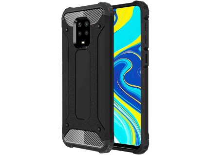 73335 techsuit hybrid armor puzdro pre xiaomi redmi note 9s note 9 pro note 9 pro max cierne