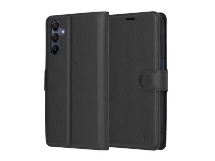 71862 6 techsuit leather folio puzdro na samsung galaxy a15 4g a15 5g cierny