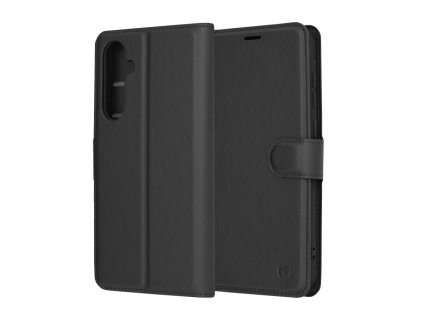 71814 techsuit leather folio puzdro na samsung galaxy a35 5g cierny