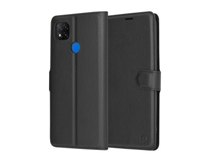 75429 6 techsuit leather folio puzdro pre xiaomi redmi 9c redmi 9c nfc cierne