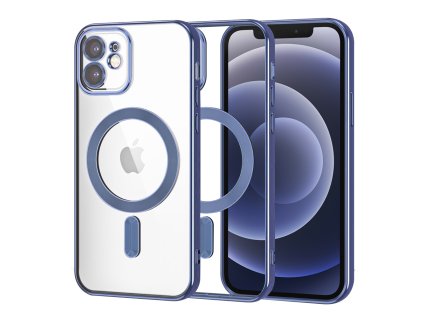 59502 6 techsuit luxury crystal magsafe kryt na iphone 12 tmavo modry