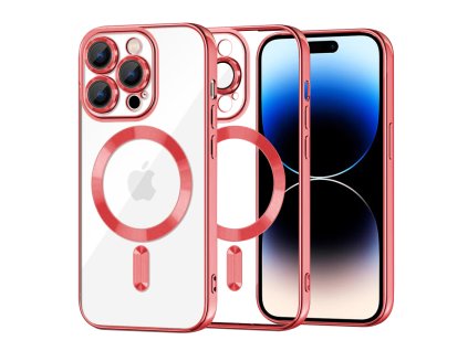 59565 6 techsuit luxury crystal magsafe kryt na iphone 14 pro cerveny