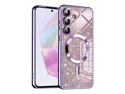72972 techsuit luxury glitter magsafe puzdro pre samsung galaxy a35 5g svetlofialove