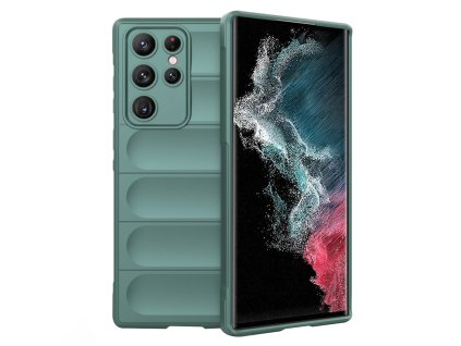 66549 techsuit magic shield puzdro na samsung galaxy s22 ultra 5g zeleny