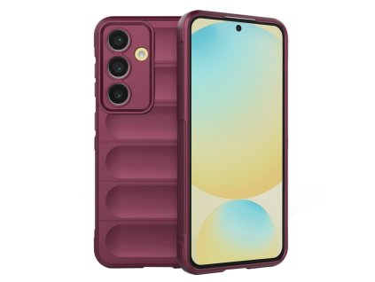 67491 techsuit magic shield puzdro na samsung galaxy s24 fe bordovy