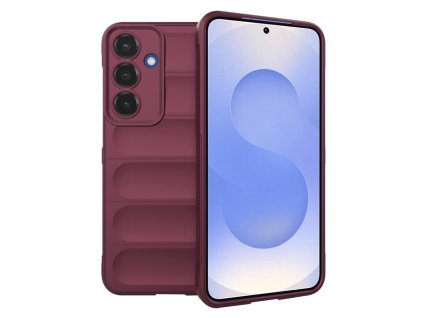 67863 techsuit magic shield puzdro na samsung galaxy s25 bordovy