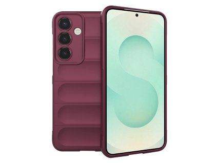 67881 techsuit magic shield puzdro na samsung galaxy s25 plus bordovy