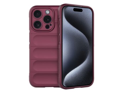 62469 techsuit magic shield kryt na iphone 15 pro bordovy