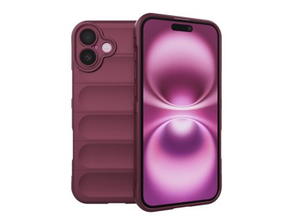 63543 techsuit magic shield kryt na iphone 16 plus bordovy