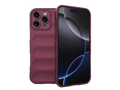 61707 techsuit magic shield kryt na iphone 16 pro max bordovy