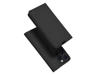 63741 techsuit magskin book puzdro na iphone 15 pro cierny