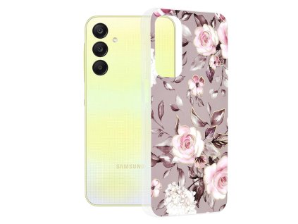 68814 techsuit marble series puzdro na samsung galaxy a25 5g bloom of ruth gray