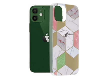 61926 techsuit marble series kryt na iphone 12 iphone 12 pro fialovy hex