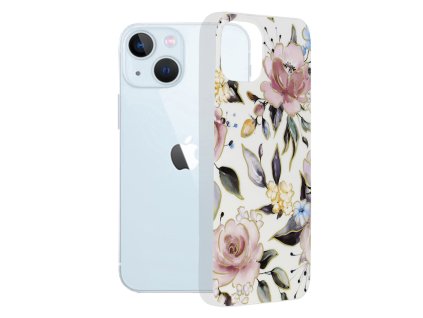 61956 techsuit marble series kryt na iphone 13 chloe biela