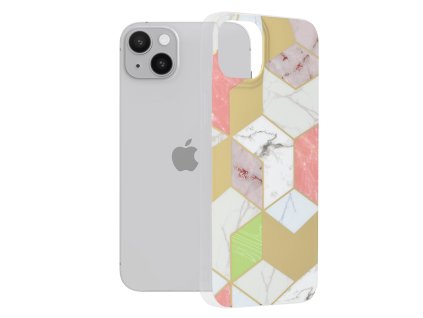 62007 techsuit marble series kryt na iphone 14 plus fialovy hex