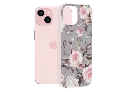 62151 techsuit marble series kryt na iphone 15 bloom of ruth sivy