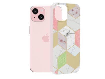 62154 techsuit marble series kryt na iphone 15 fialovy hex