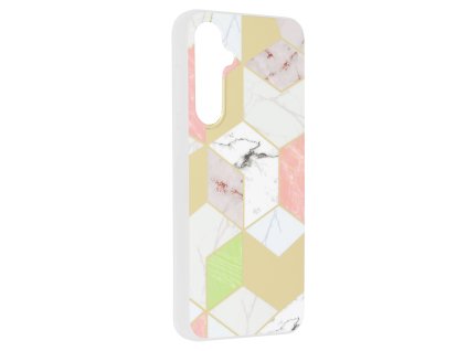 75684 techsuit marble series puzdro pre samsung galaxy s24 fe fialova hex