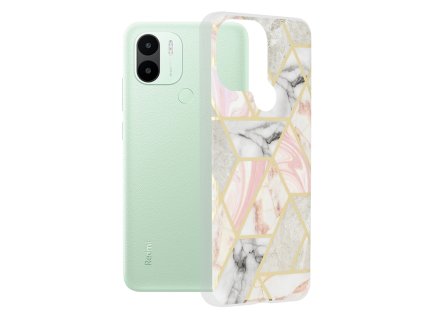 73521 techsuit marble series puzdro pre xiaomi redmi a1 a2 ruzova hex