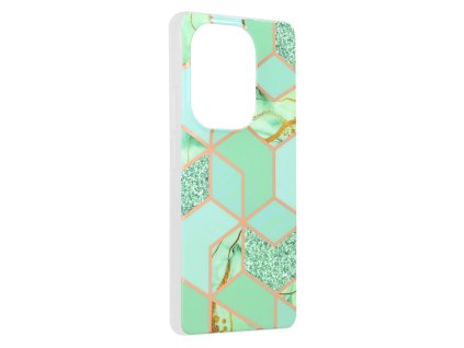 75348 techsuit marble series puzdro pre xiaomi redmi note 13 pro 4g poco m6 pro 4g zelena hex