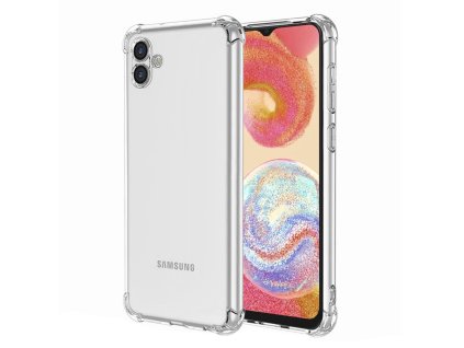 68889 techsuit shockproof clear silicone puzdro na samsung galaxy a04e m04 priehladny