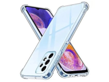 68880 techsuit shockproof clear silicone puzdro na samsung galaxy a23 4g a23 5g priehladny